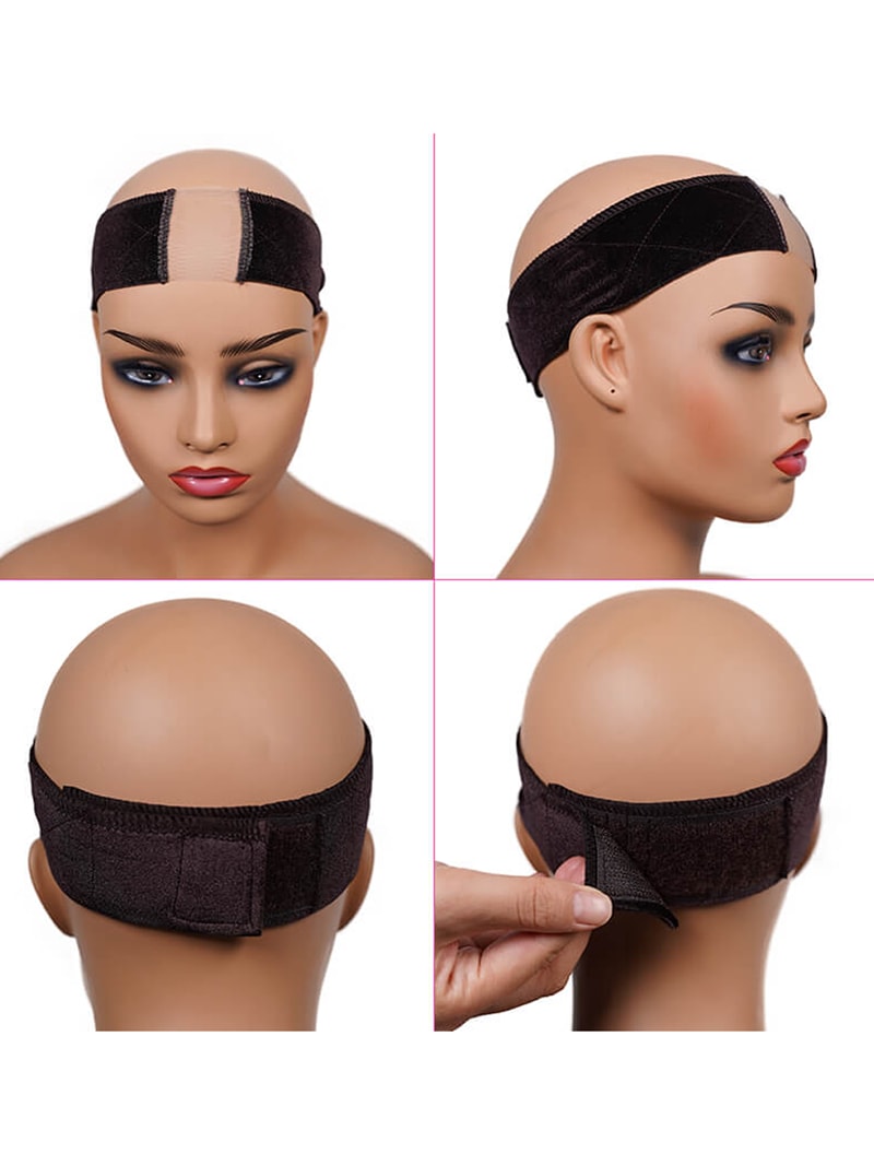 Unice Points Free Gift Part Lace Wig Grip Flexible Wig Comfort Bands Velvet Non Slip Headband To Keep Wig Secured And Prevent Headaches