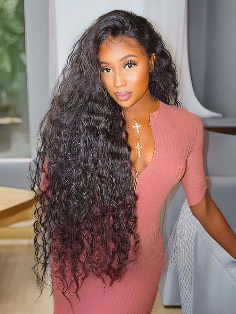 Unice 13x6 Lace Front Wigs for Black Women 150 Density Deep Wave