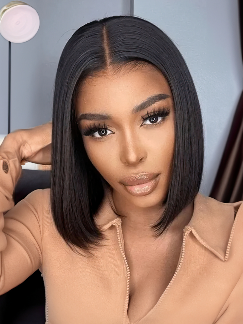 Glueless Inverted Bob HD Lace Closure Wig