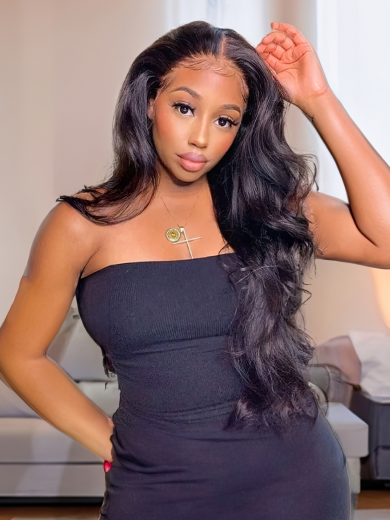 UNice Hair Pre Plucked Virgin Hair Body Wave HD Lace Closure Wigs Amazing Lace Melted Match All