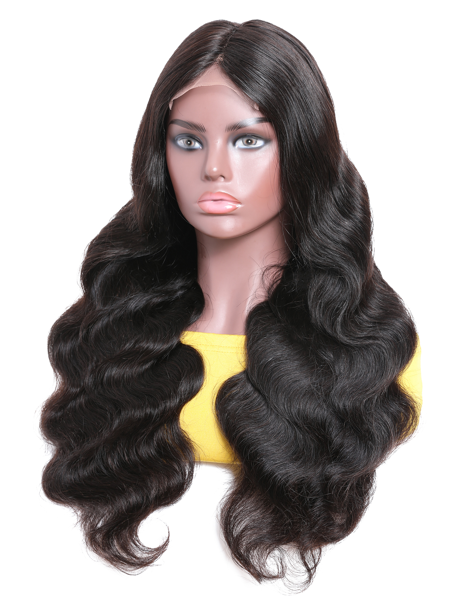 UNice Air Wig 4x4 Closure Pre Cut Lace Body Wave Black Wear & Go