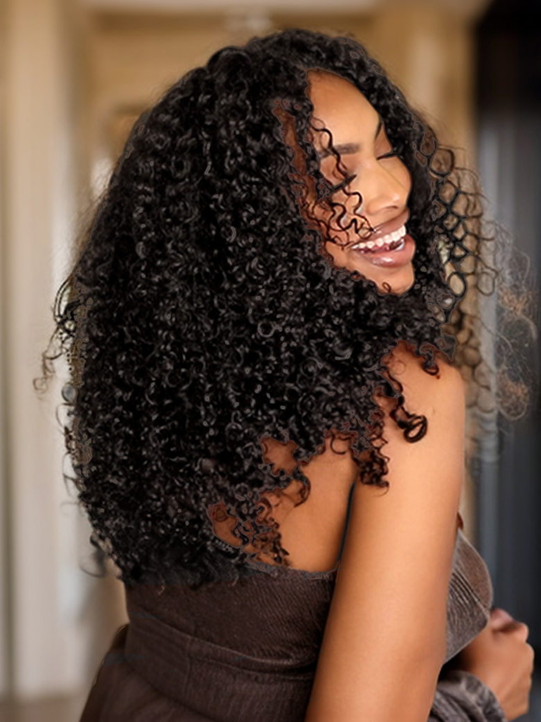 Affordable deals curly wigs