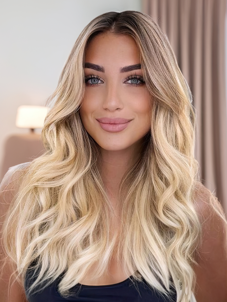 Platinum blonde deals ombre wig