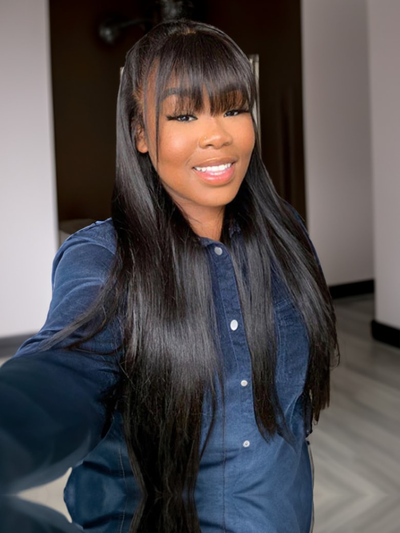 Clip In Bangs- 100% Human Hair | Nish Hair