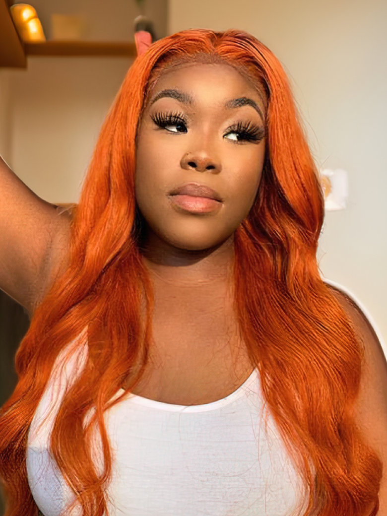 Orange wigs for best sale sale