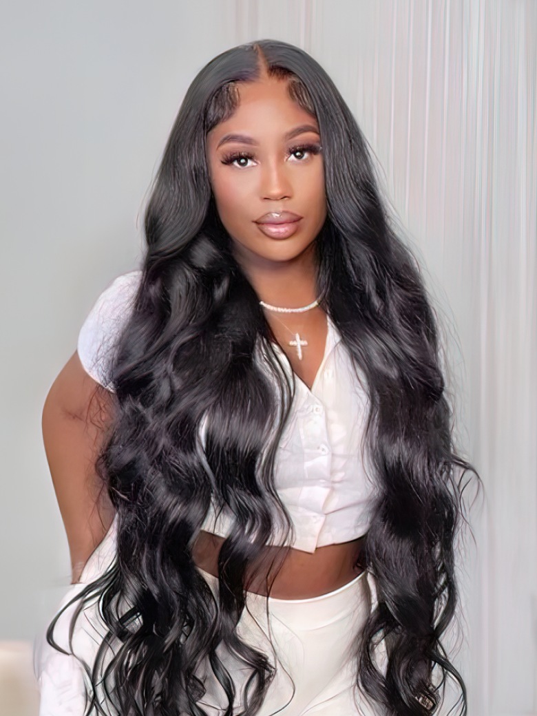 UNice Undetectable HD 13*4/13*6 Lace Front Black Body Wave Glueless Wig