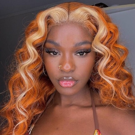 Copper Hair With Blonde Money Pieces