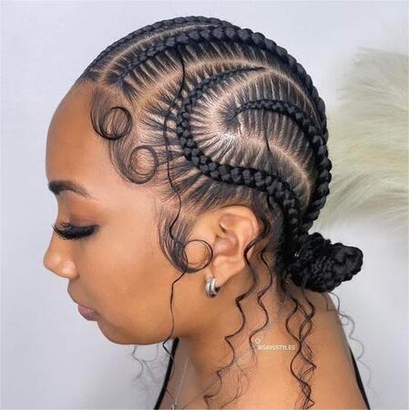 spiral stitch braids