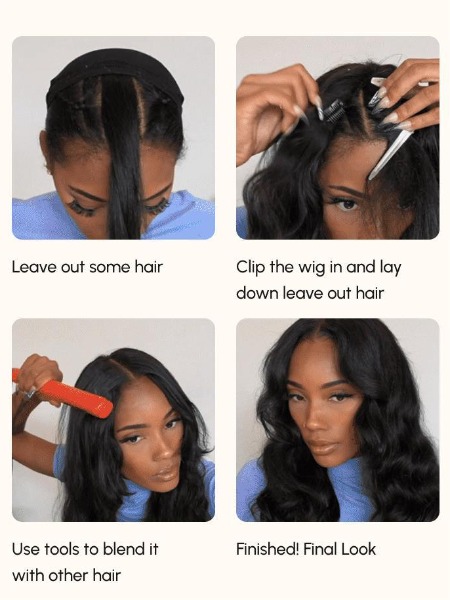 leave out v part hairstyle