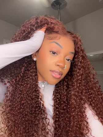 UNice Hair Elastic Band Glueless 6x4.5 Lace Wig Body Wave Lace Closure Wig  Reddish Brown Brunette Auburn Copper Color Wigs