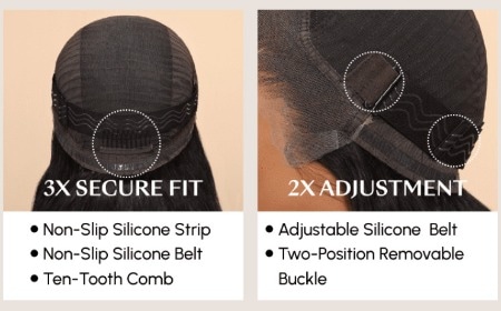 3X Secure Fit wig