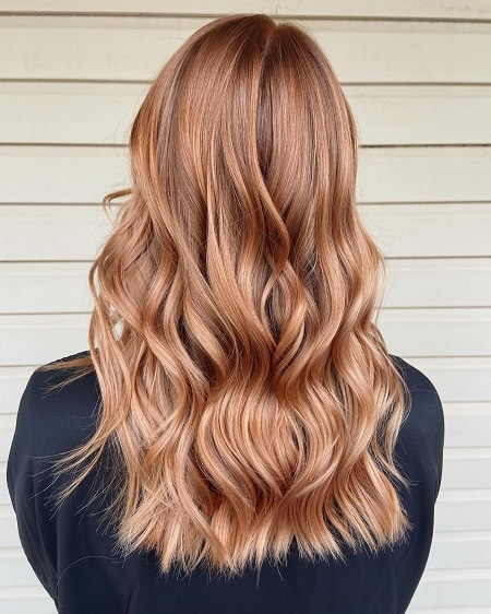Golden Bronze Hair Color