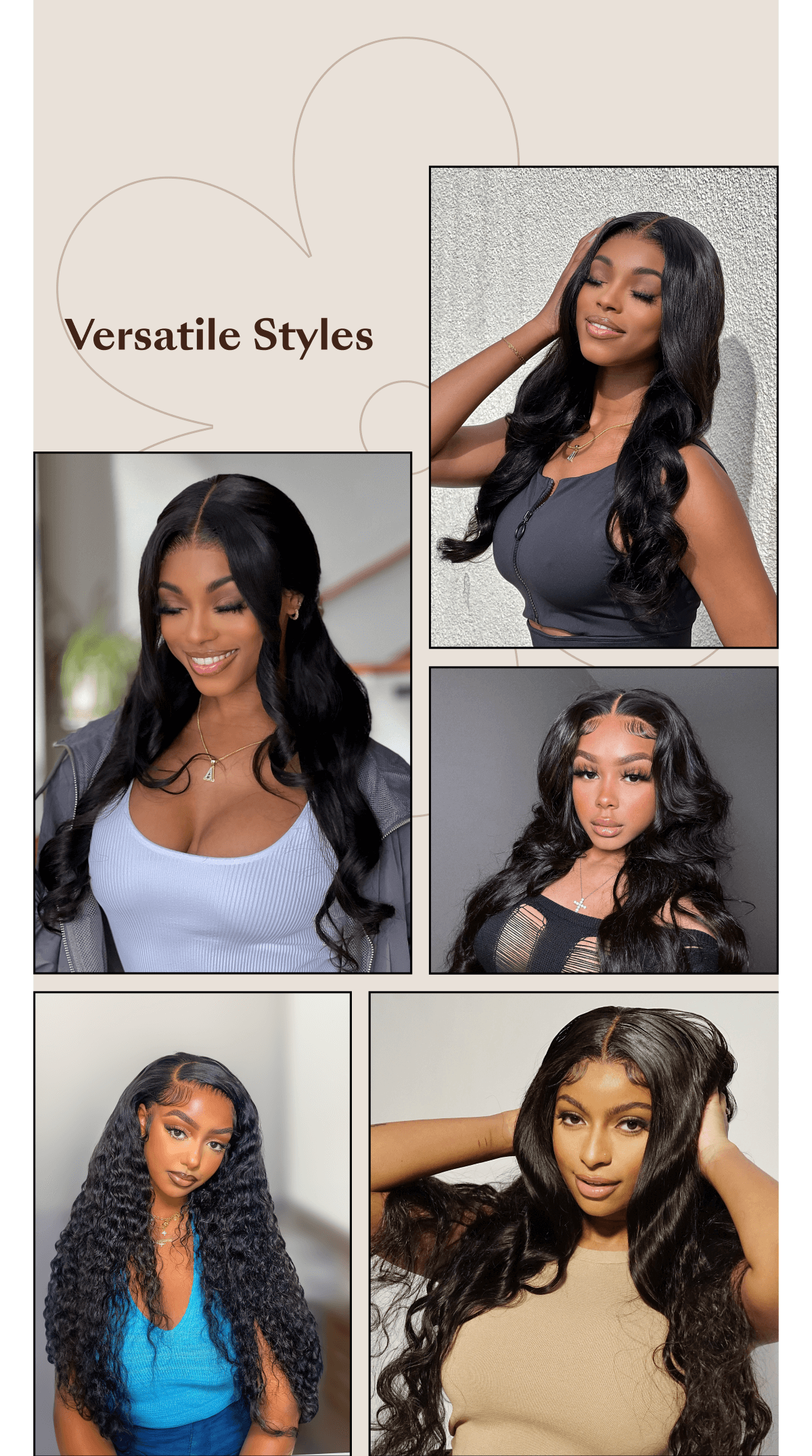 UNice Hair Elastic Band Glueless 6x4.5 Lace Wig Body Wave Lace Closure Wig  Reddish Brown Brunette Auburn Copper Color Wigs