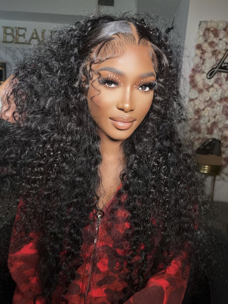 UNice Affordable Jerry Curly Lace Closure Wigs for Sale