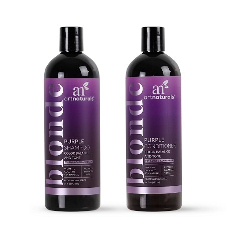 Purple shampoo or conditioner