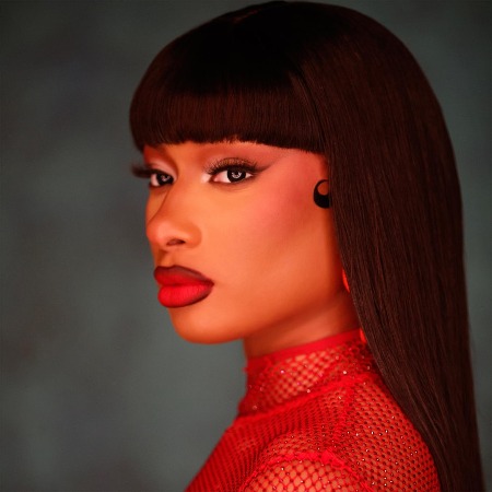 Megan Thee Stallion Straight Hair with Bangs