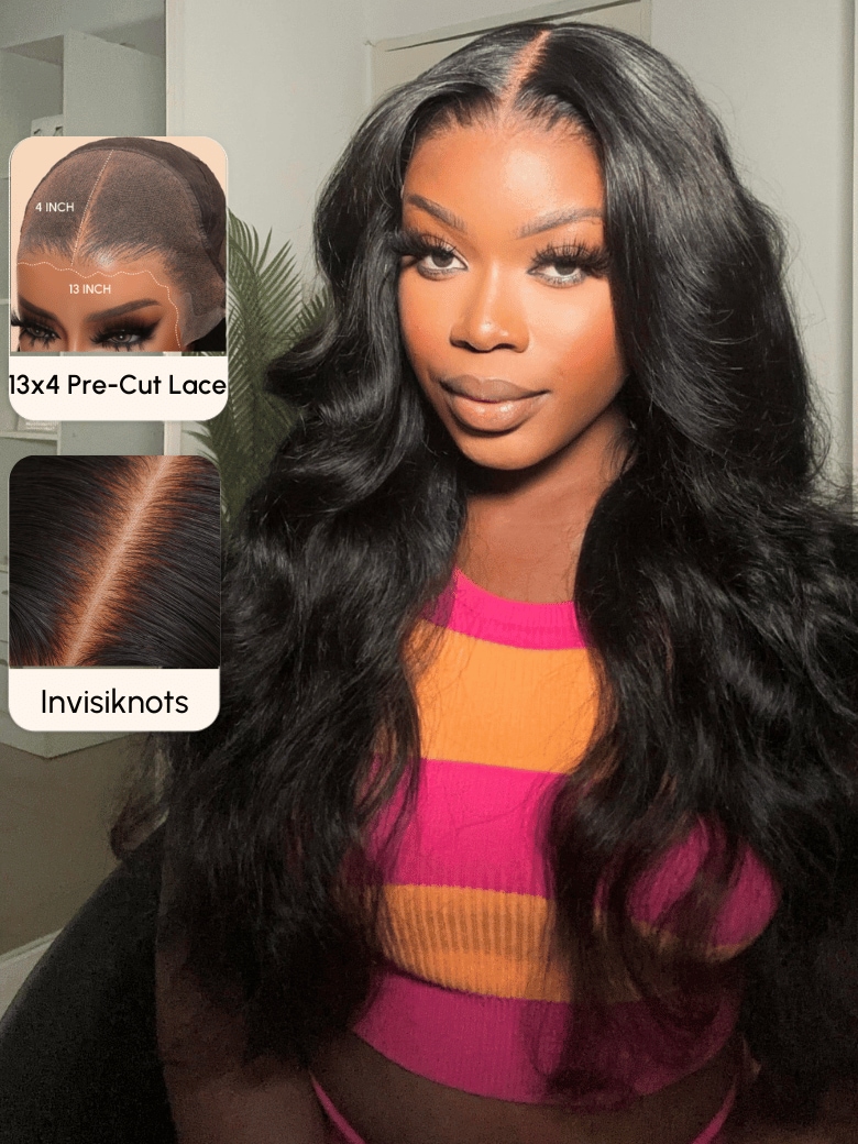 Realistic Body Wave 13*4 Lace Front Wig