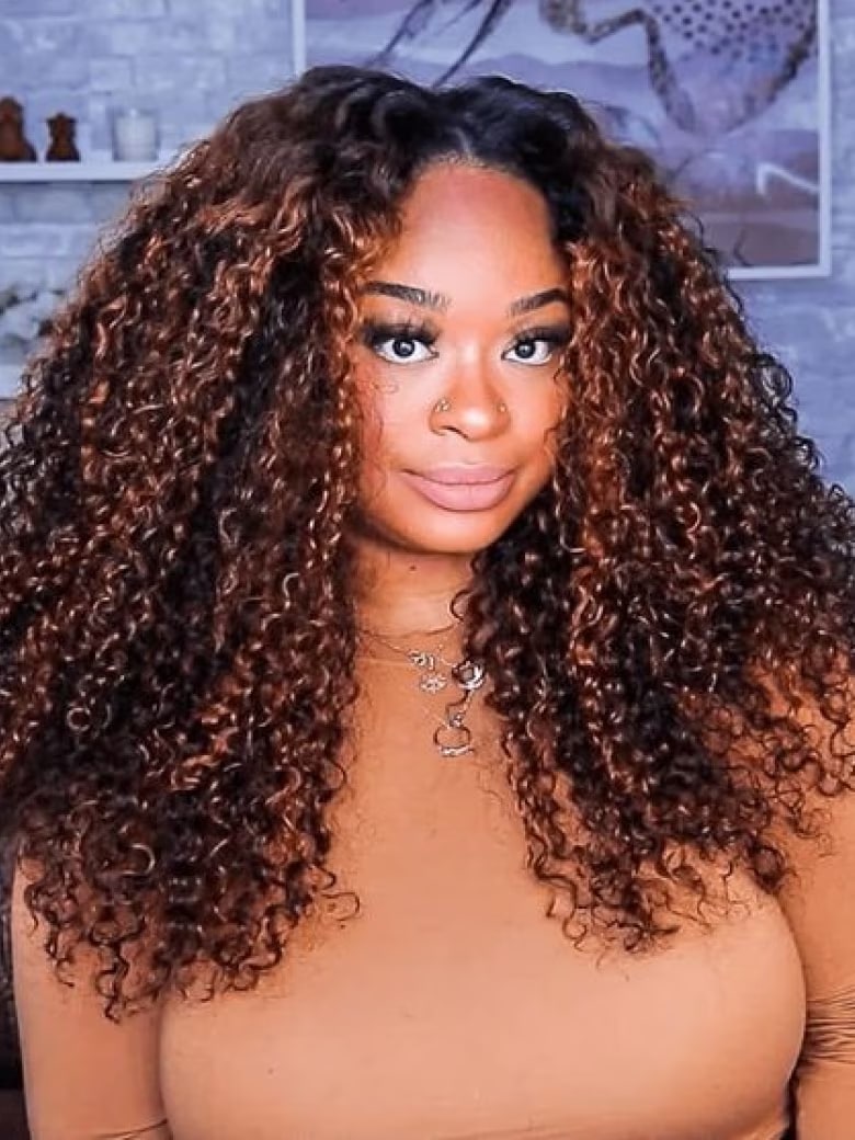 [24&quot;=$119] UNice Balayage Highlight V Part Curly Wig Beginner Friendly No Leave Out Upgrade U Part Human Hair Wig