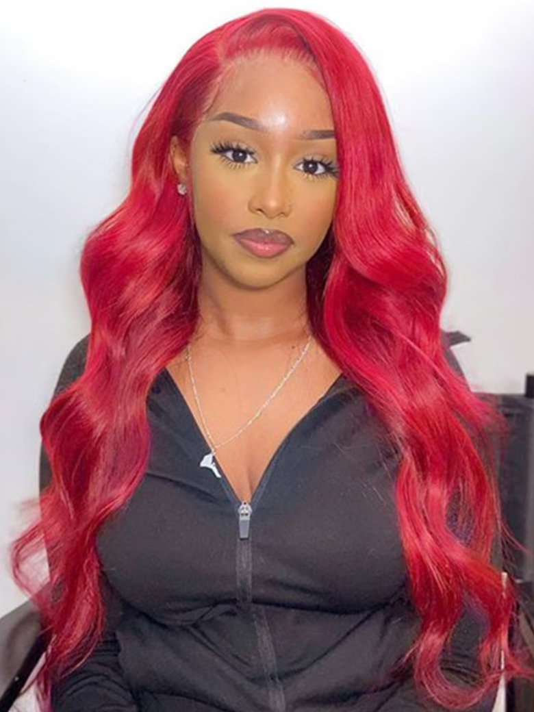 [24""=$169] Bubblegum Pink 13x4 Lace Front Wig Loose Wave 150% Density