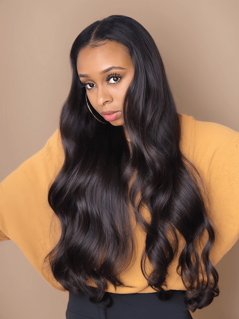 UNice Hair Full Lace Wig Bleached Knots Virgin Human Hair Body