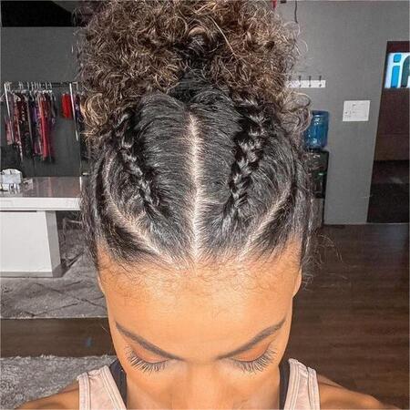 Softball Hairstyles For Curly Hair