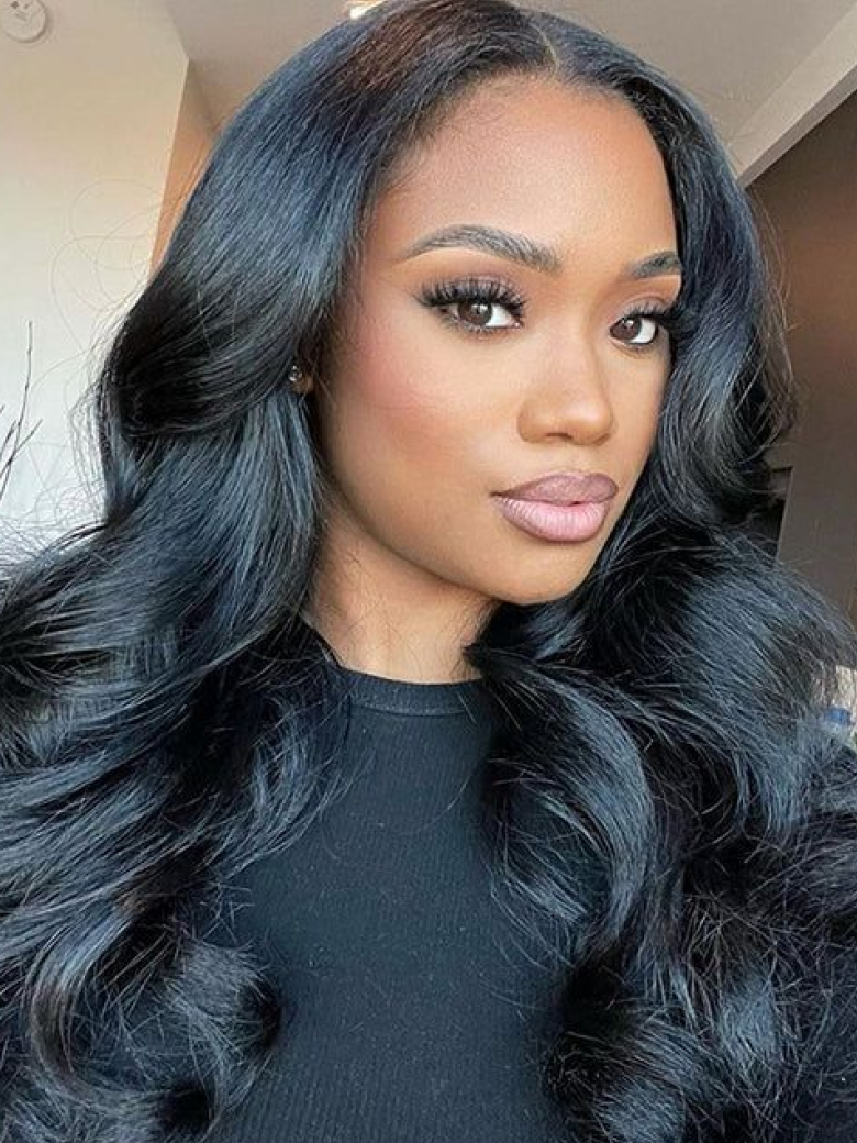 [22"=$99] 13x5 T Part Lace Wig 22inch Bouncy Body Wave Human Hair Wigs