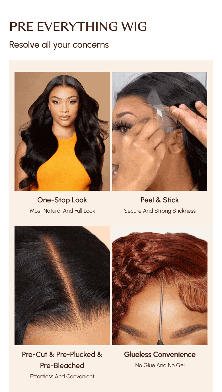 
    UNice 13x6 Lace Frontal Black Yaki Straight Pre-Everything Wig With 4C Curly Baby Hair