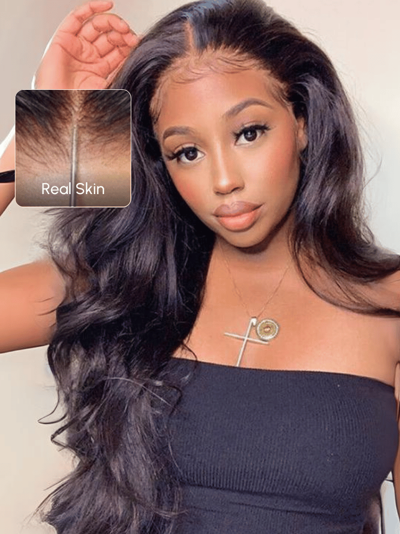 BOGO , UNice 5x5 Thin HD BlendAway<span>TM</span> Pre Cut Lace Closure Glueless Body Wave Affordable Wig With ByeBye-Knots Match All Skin Tones