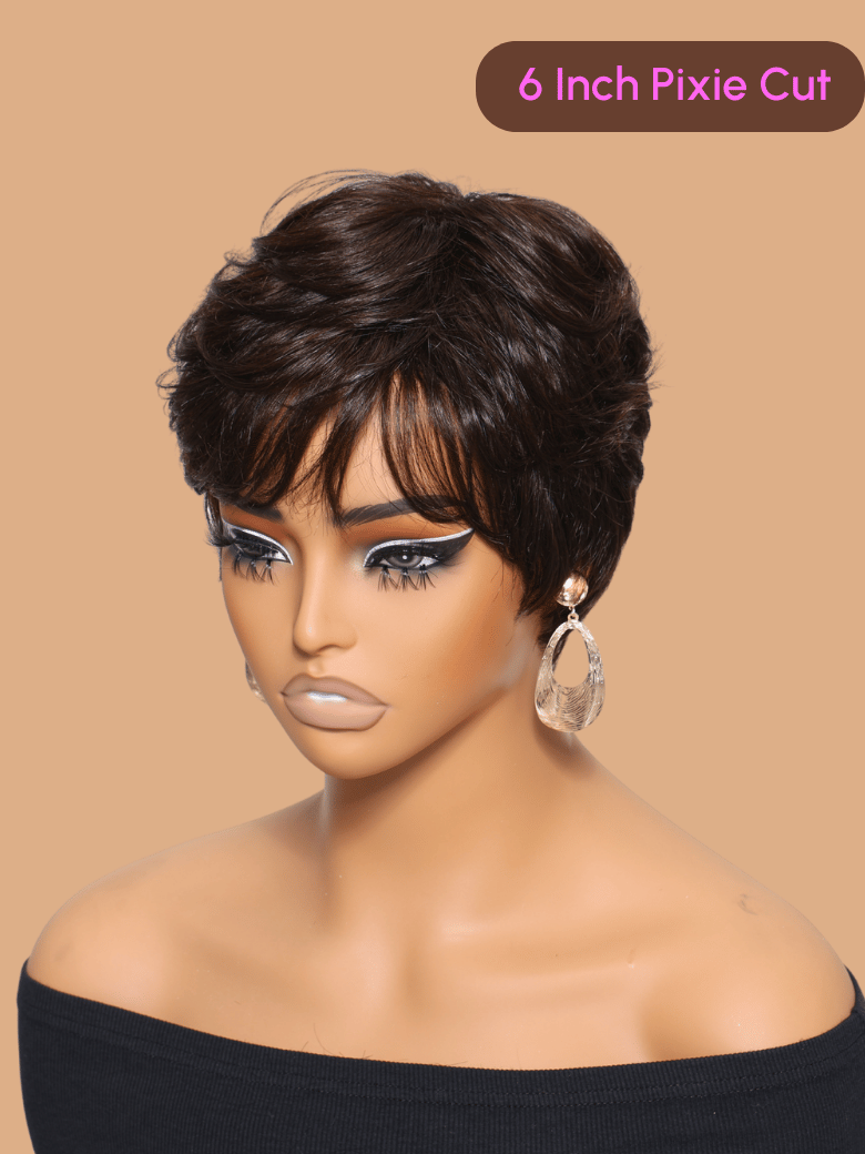BOGO / Pixie Cut Human Hair Wig