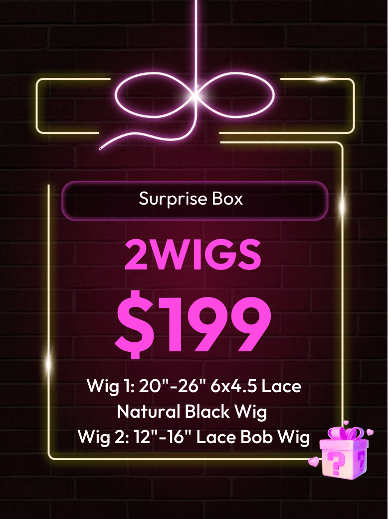 [Limited Offer] 2 Wigs $199 Surprise Box - Value $299-$399