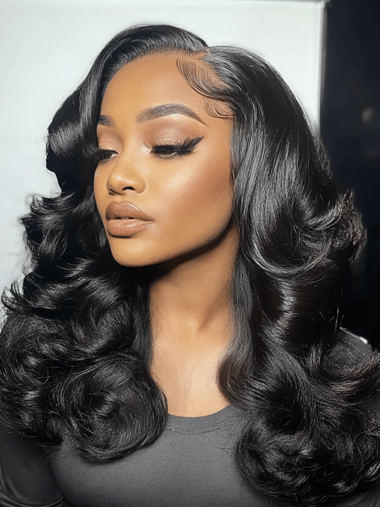 UNice Bye-Bye Knots 7x5 Lace Black Middle Part Short Retro Curls Wig 138$