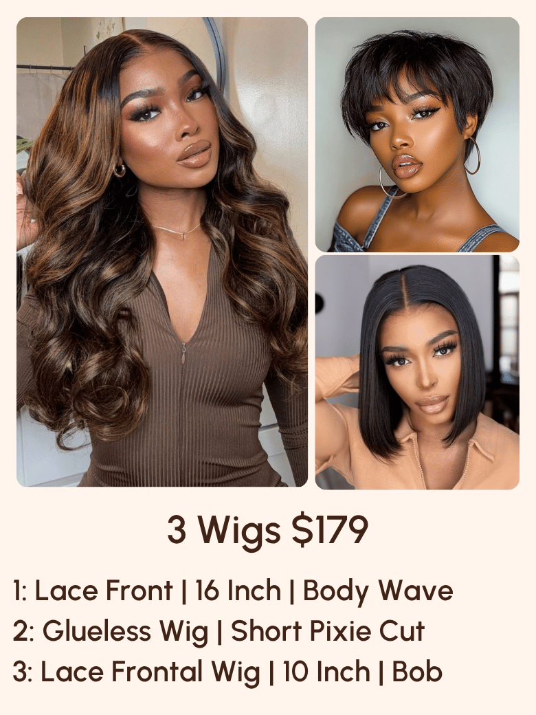 $179=3 Wigs | 16