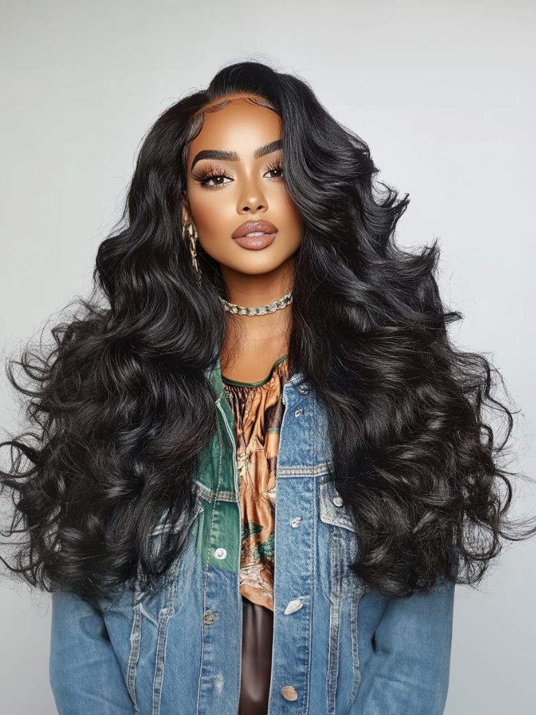 UNice 13x4 Pre-Everythingâ¢ Lace Frontal Bouncy Curls Wig with Invisi Drawstring