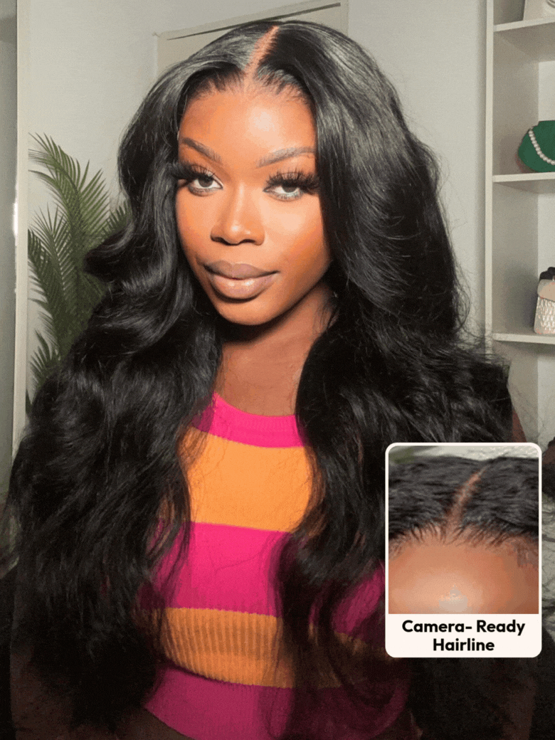 [20''=$69] 7x5 HD Lace Bye Bye Knots Body Wave Glueless Wig 180% Density
