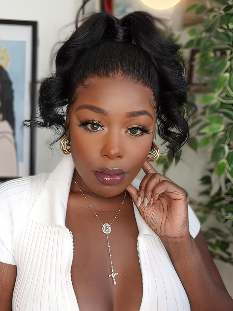 180% Density 360 Lace Frontal Wig Perfect Summer Hair Body Wave Wig Realistic