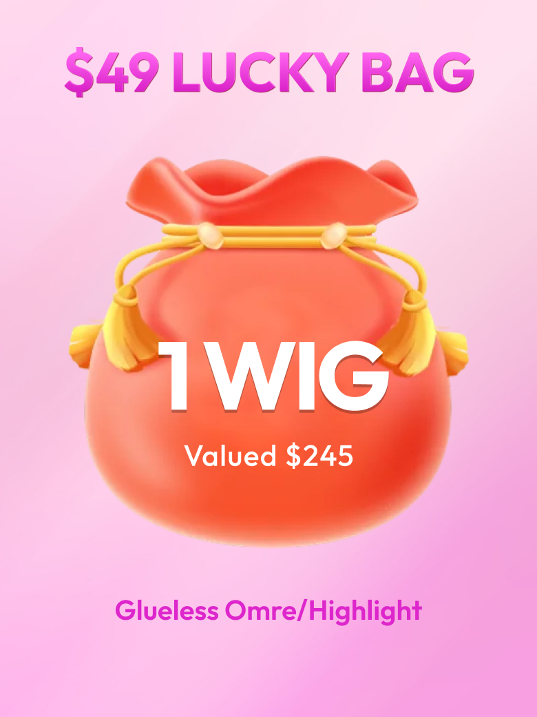 UNICE 49 Lucky Bag Get Hot Glueless Real Scalp Wig Value 159-245 245$
