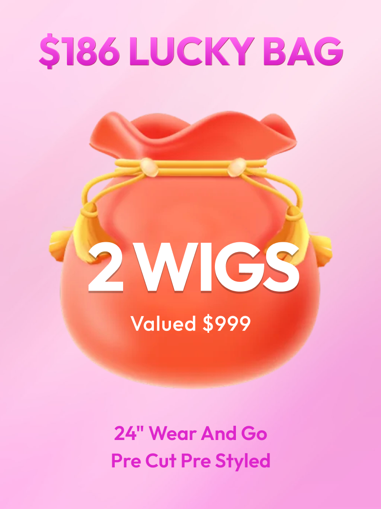 UNICE 186 Lucky Bag Get 24 Inch Wig Value 499-999 999$