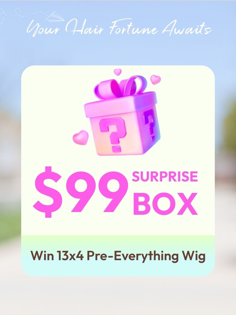 UNICE 99 Surprise Box Win 13x4 Pre Everything Wig Value 299-399 299$
