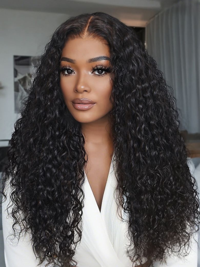 Big Sale 7×5 Bye-bye Knots Wigs Mixed Curls Wig with Invisi Drawstring