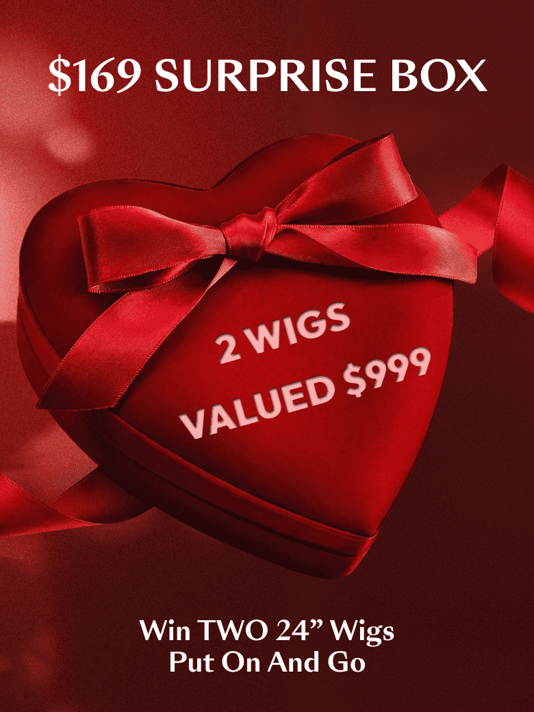 [2 wigs] UNICE $169 Lucky Black Box - Value $845