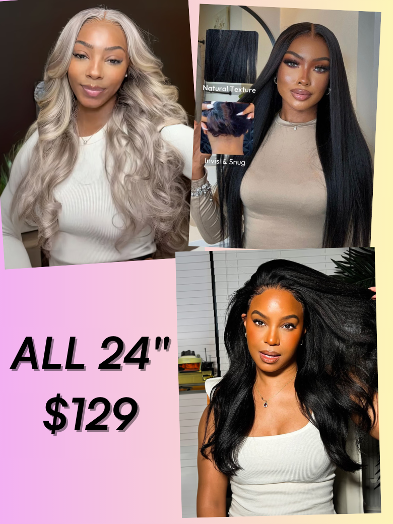 Each 24" Lace Wig Only $129 – UNice