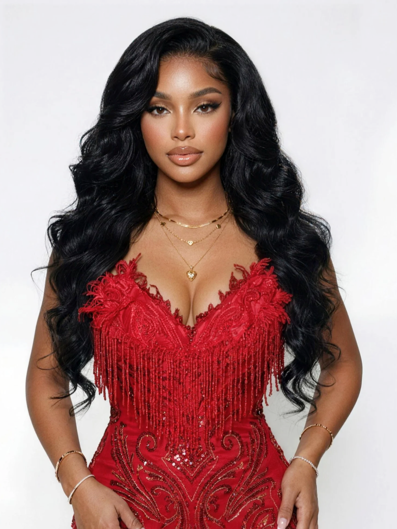 UNice 13x4 Pre-Everything™ Wig With Face-Framing Layers And Side-Swept Bangs With Drawstring-image-10714