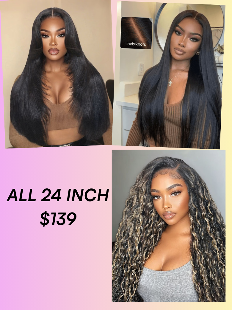 UNice Caramel Highlight Black Wave Lace Wig