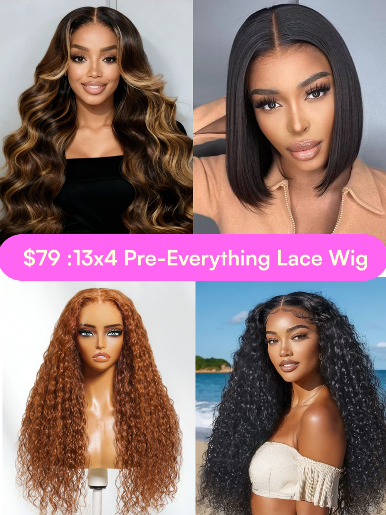 ALL $79: 13x4 Lace Front Pre-Everything Lace Wig