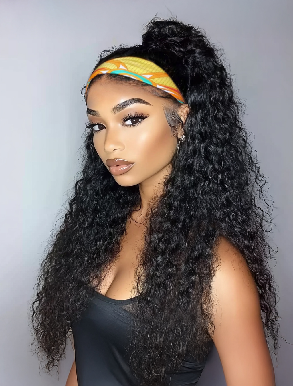 [All Wigs | 24"=$79 ] Beginner Friendly Natural Glueless Headband Wig 100% Virgin Human Hair