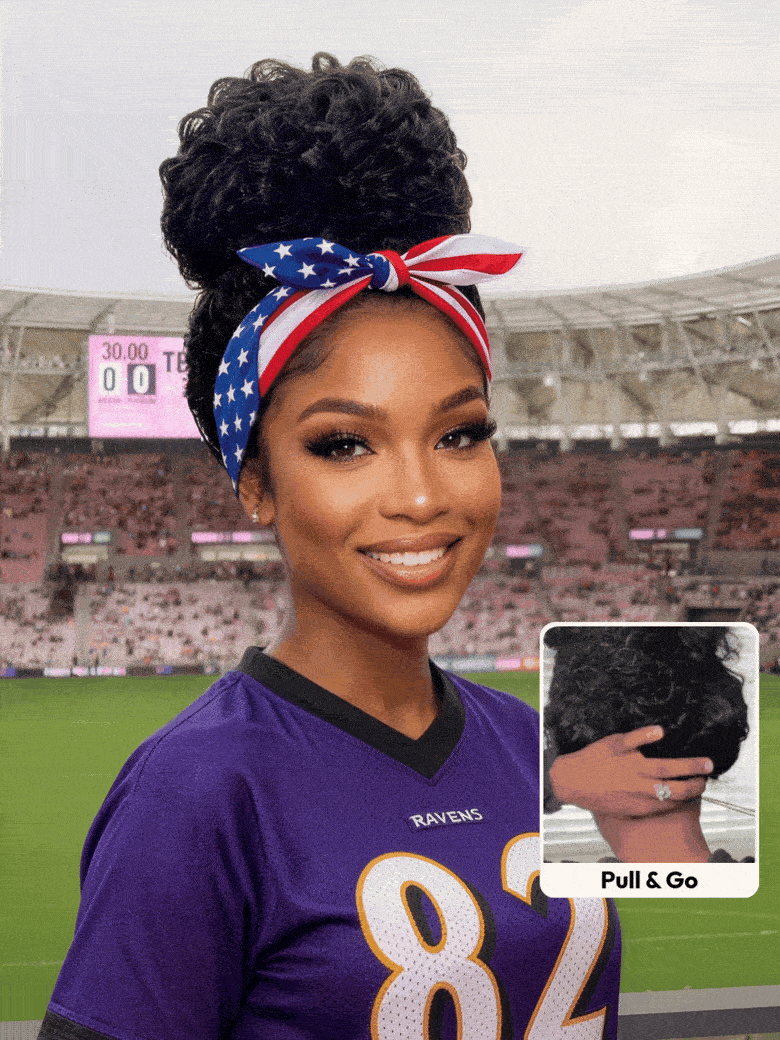 UNice 2-In-1 Switch™ & HookFit™ Headband Wig Water Wave for Healthcare Workers | Comfortable Secure and Effortless All-Day Wear for Busy Shifts