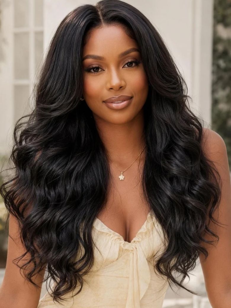 Yaki Body Wave Bye-Bye Slip 7×5 Lace Glueless Wear and Go Wig for Beginner