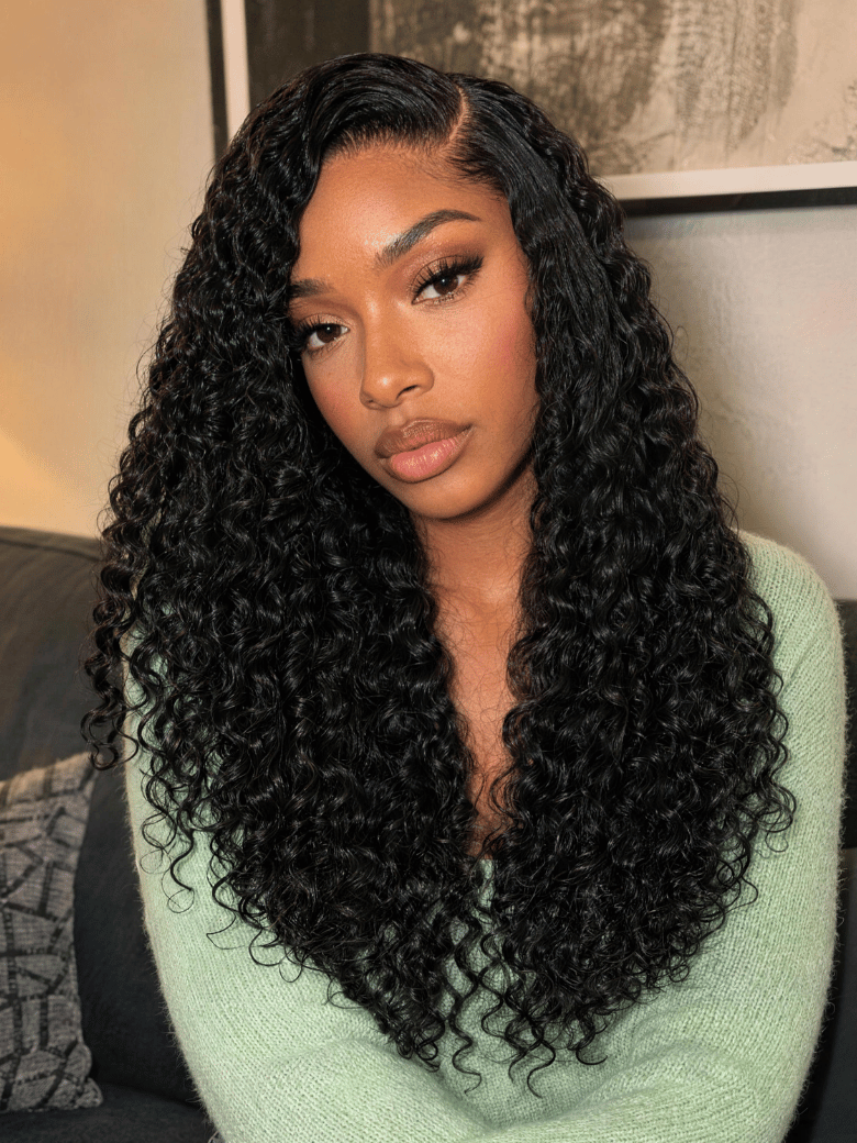 Fluffy Burmese Wavy Bye-Bye Slip 7x5 Lace Glueless Human Hair Wig for Beginners