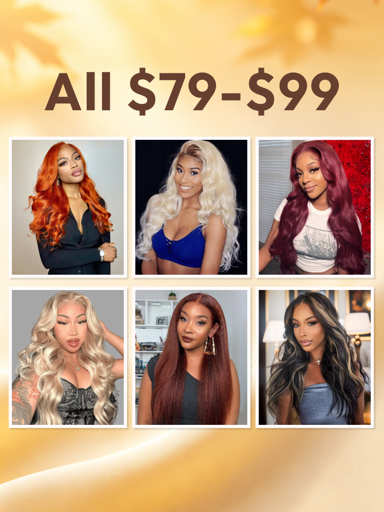 [Limited Stock] All 13x4 Lace Front 150% Density Wigs $79-$99!