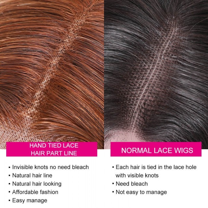 Advantages of lace parted wig.
